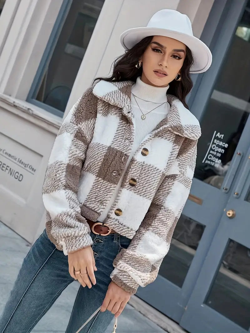 Cozy Plaid Jacket