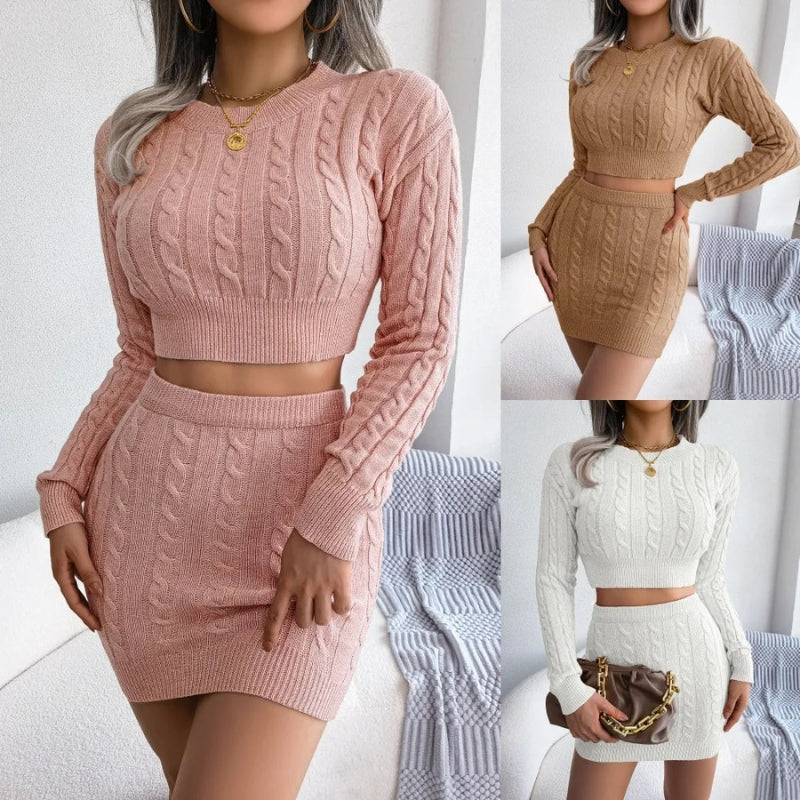 Layla Knit Crop Set