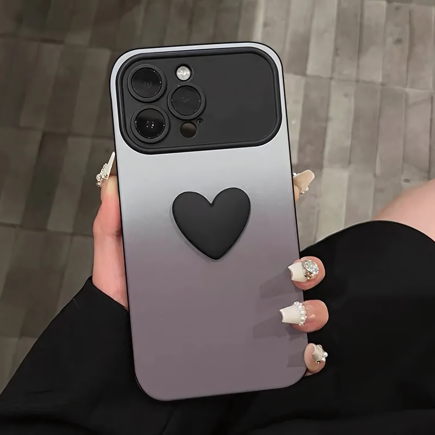 Love Heart Gradient iPhone Case