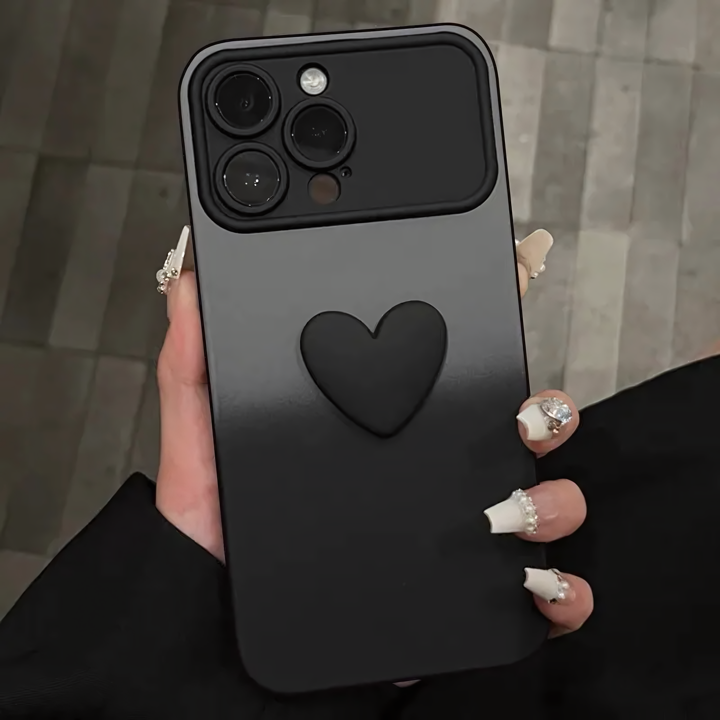 Love Heart Gradient iPhone Case