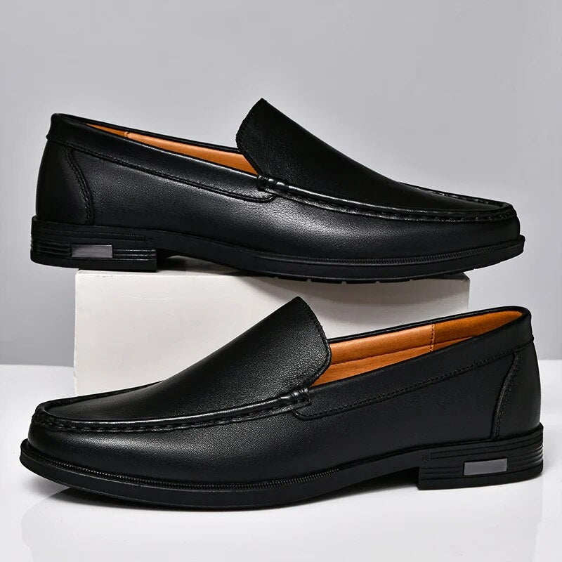 Tuslan Genuine Leather Loafers