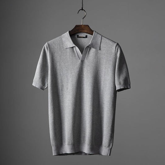 Abraham™ | Knitted Polo Shirt