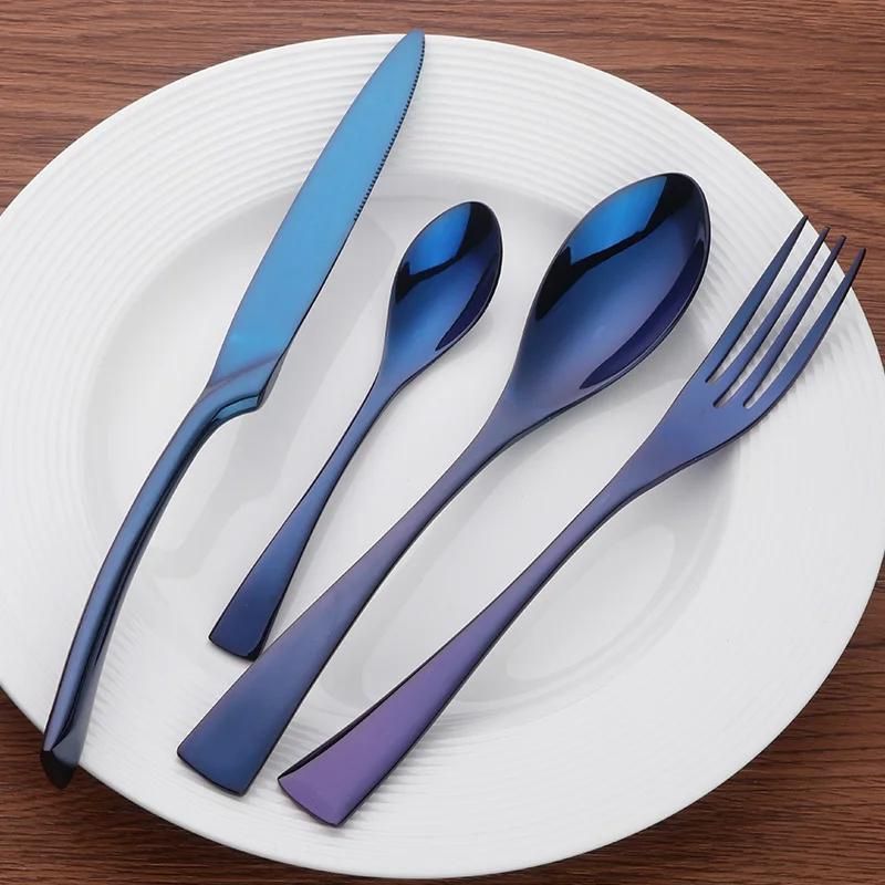 Blue Wave Flatware Set