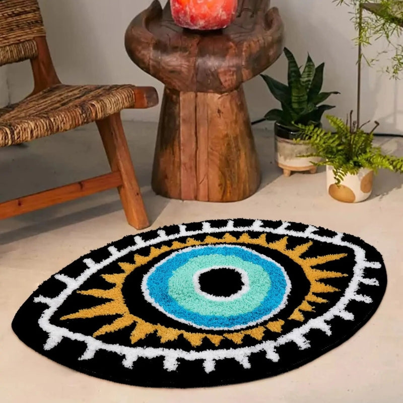 Evil Eye Plush Rug