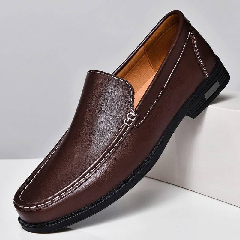 Tuslan Genuine Leather Loafers