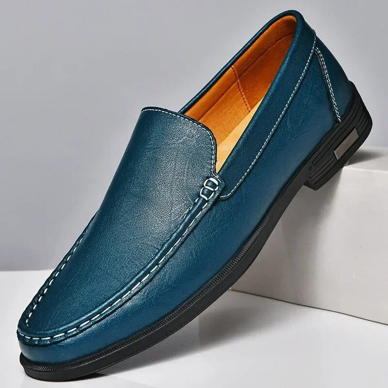 Tuslan Genuine Leather Loafers