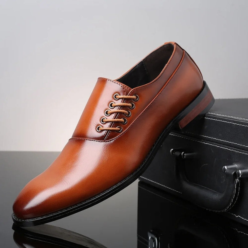 Ligie Genuine Leather Oxford