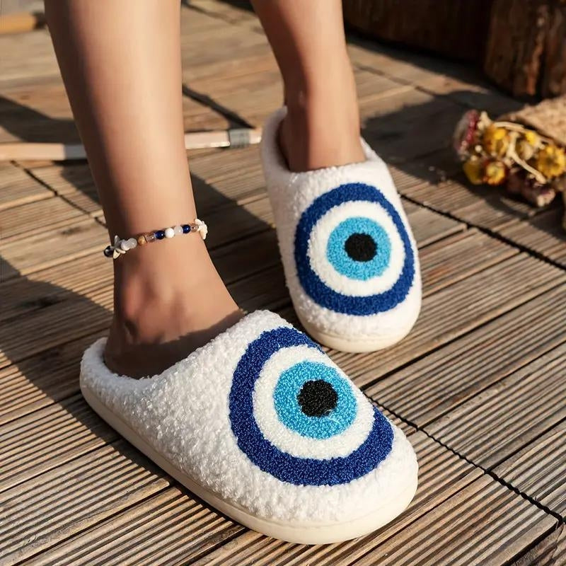 Evil Eye Cozy Slippers