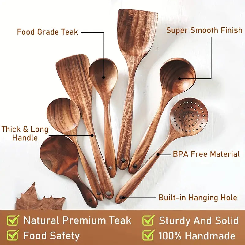 Wooden Utensil Set