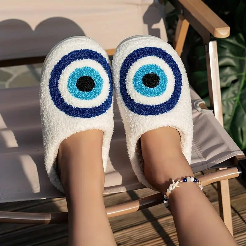 Evil Eye Cozy Slippers