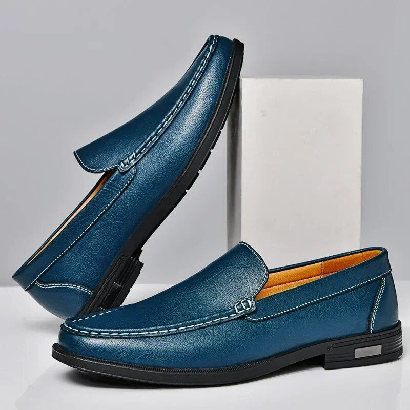 Tuslan Genuine Leather Loafers