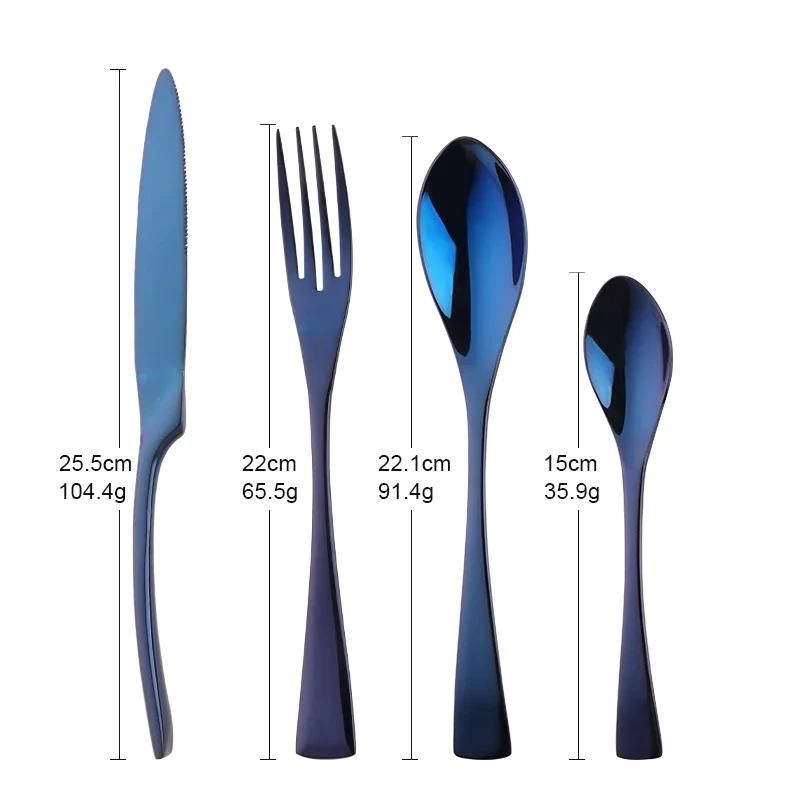 Blue Wave Flatware Set