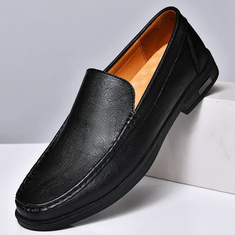 Tuslan Genuine Leather Loafers