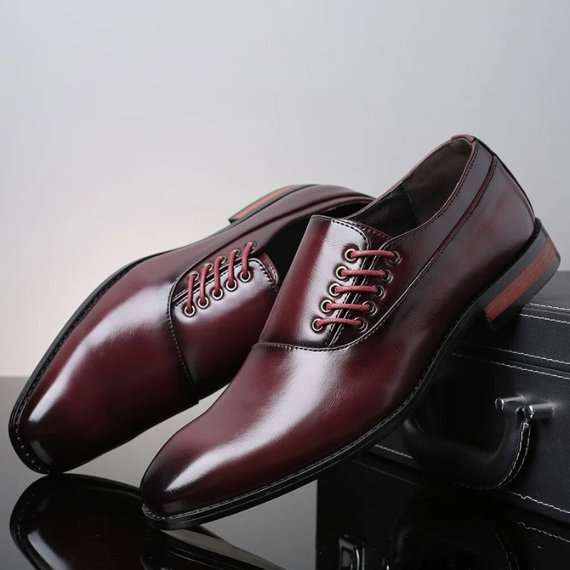 Ligie Genuine Leather Oxford