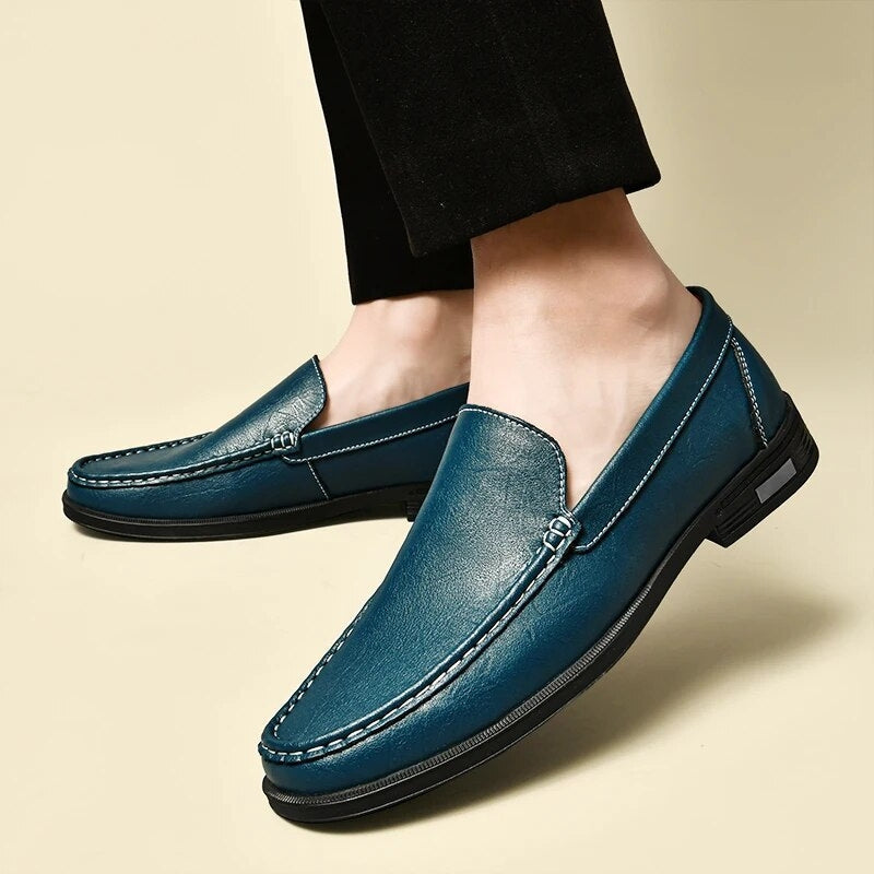 Tuslan Genuine Leather Loafers