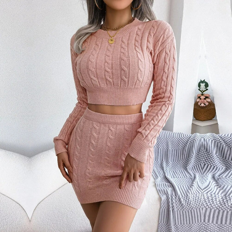 Layla Knit Crop Set