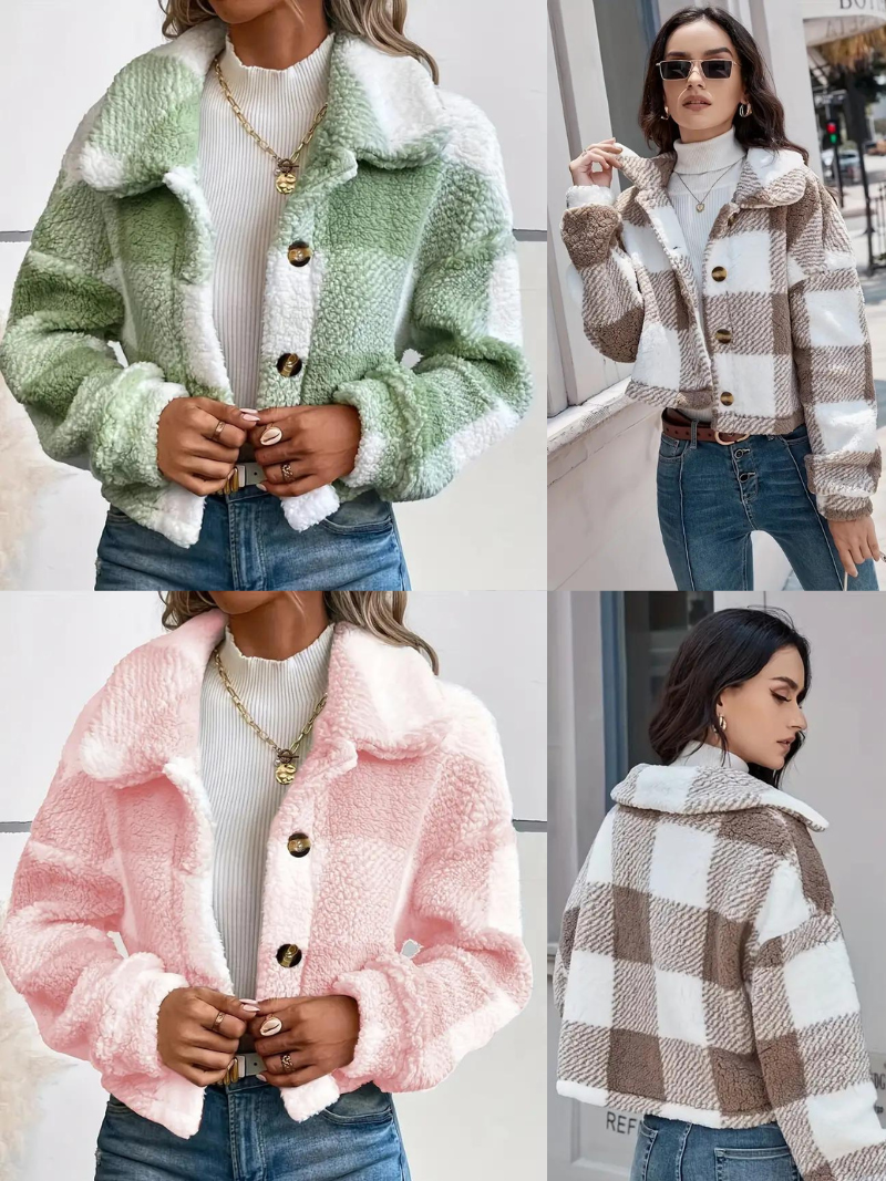 Cozy Plaid Jacket