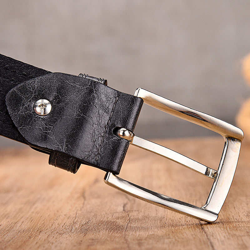 James™ | Two Tone Leather Belt