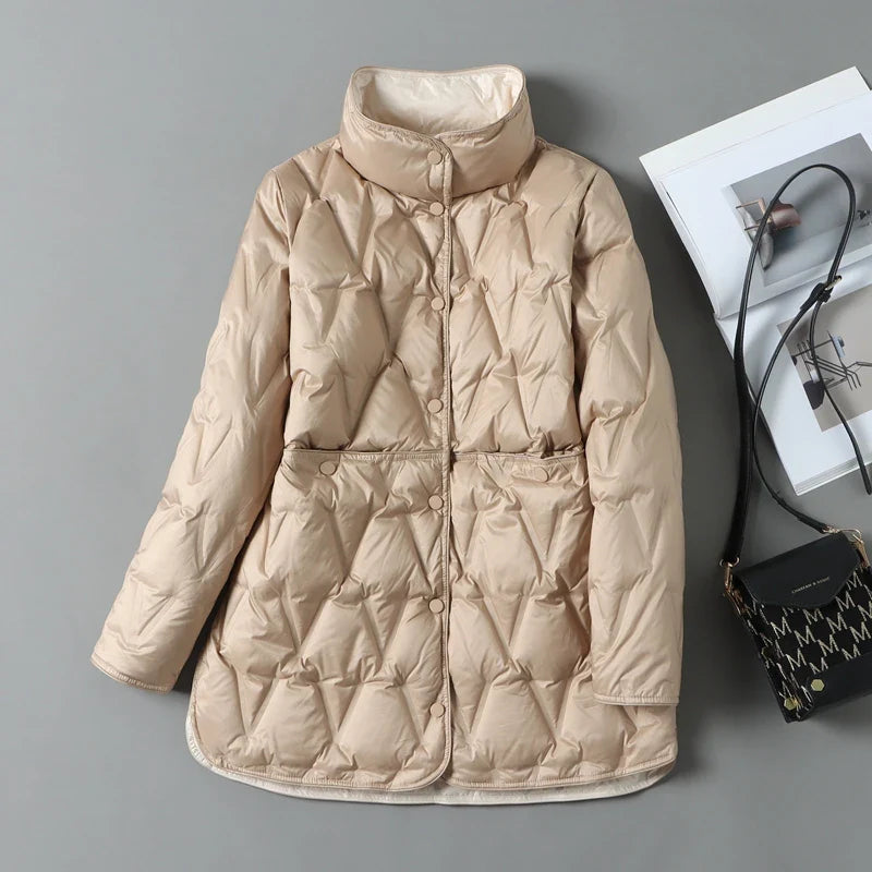 Claire™ | Quilted Down Jacket