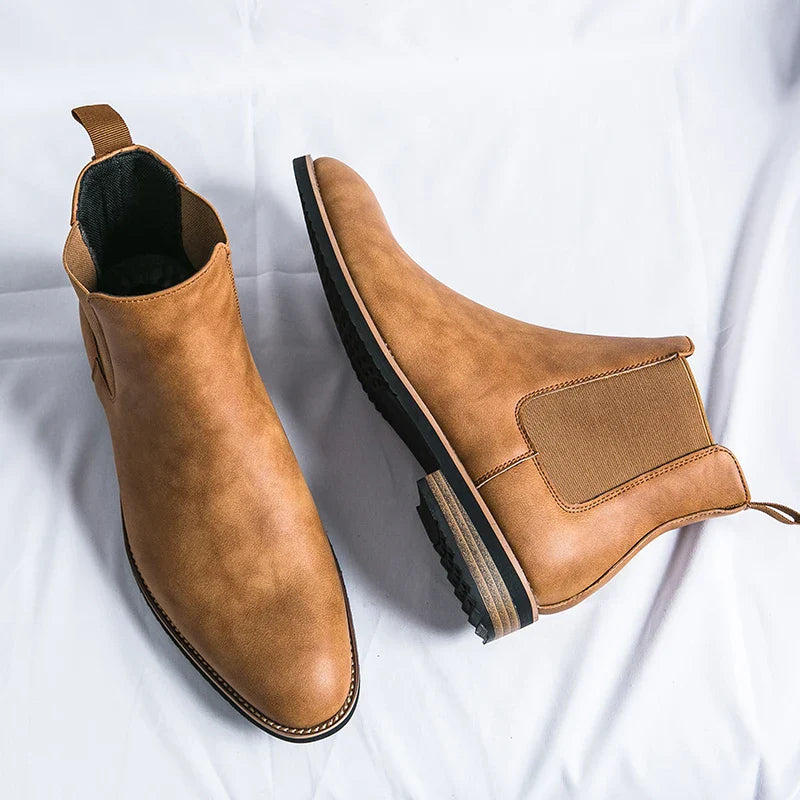 Garry™ | Leather Chelsea Boots