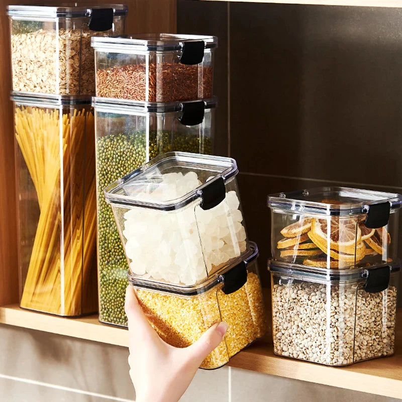 5Pcs Sealed Kitchen Jars