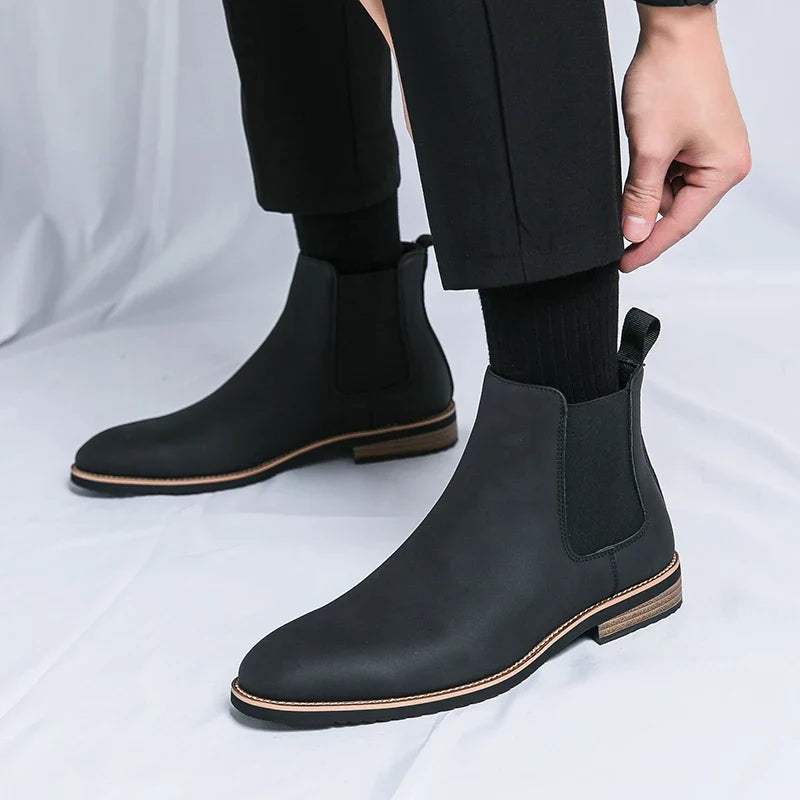 Garry™ | Leather Chelsea Boots