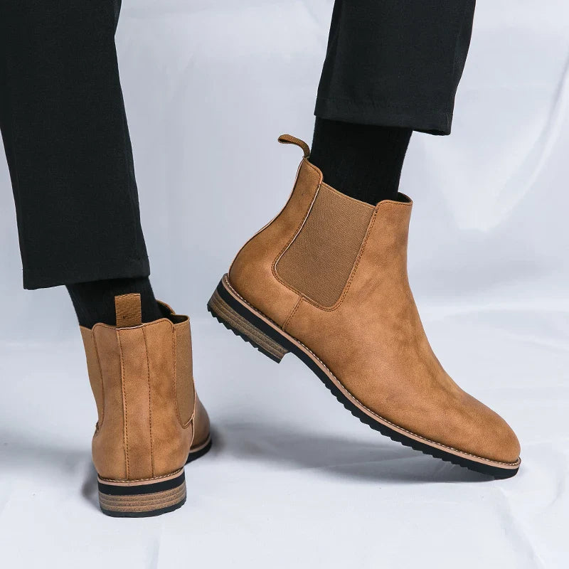 Garry™ | Leather Chelsea Boots