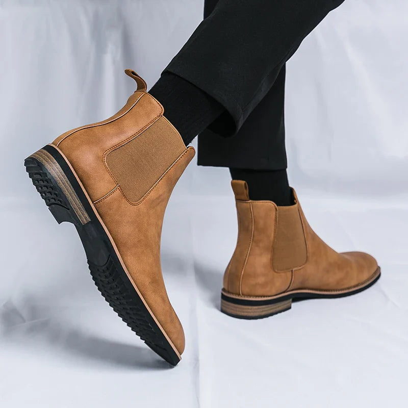 Garry™ | Leather Chelsea Boots