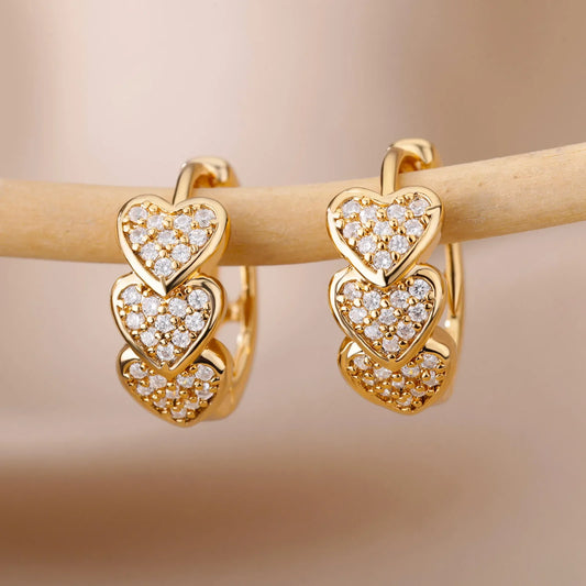 Elegant Heart Earrings