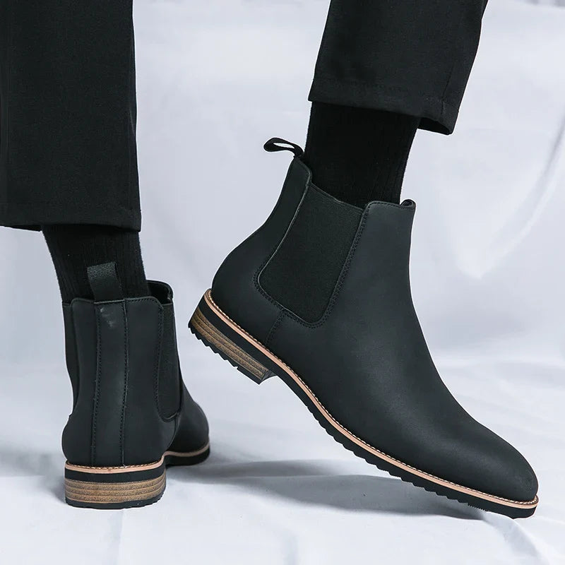 Garry™ | Leather Chelsea Boots