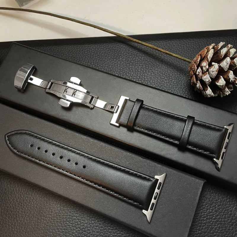 Genuine Leather Apple Watch Band