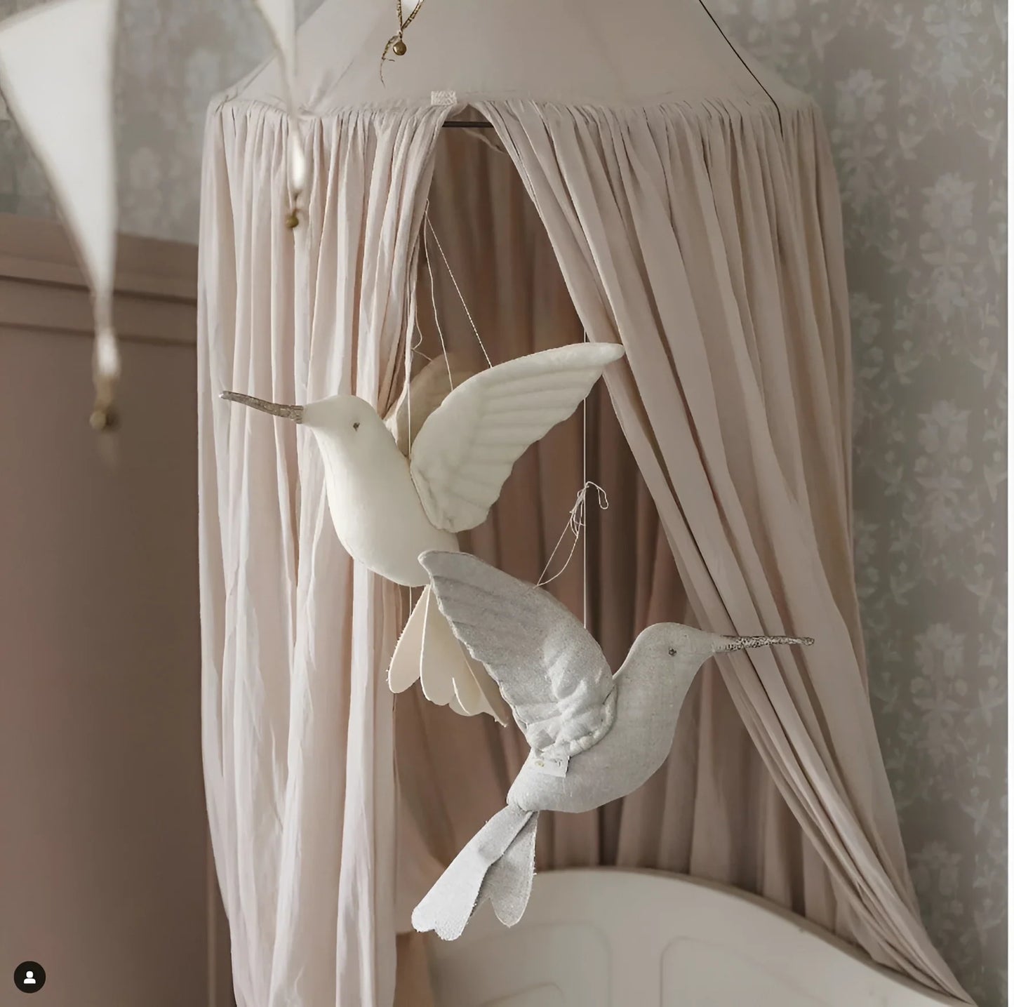 Hummingbird Plush Wall Decor