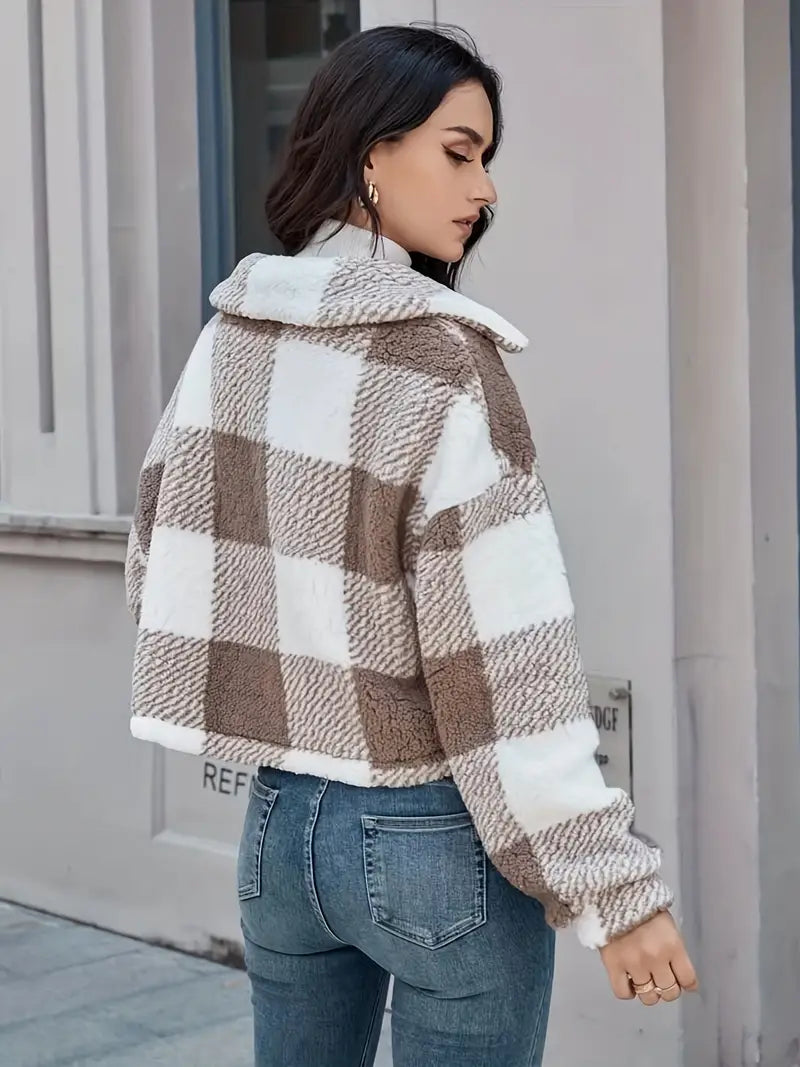 Cozy Plaid Jacket