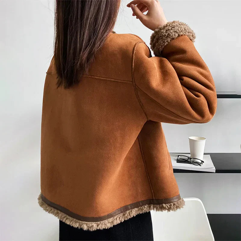 Lydia™ | Elegant Suede Jacket