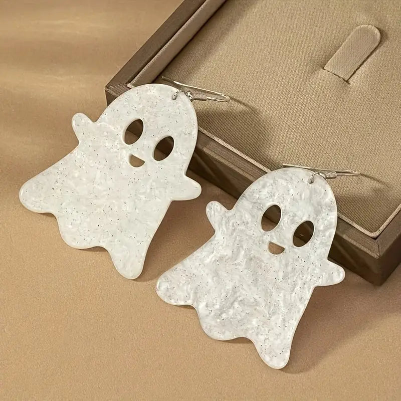 Spooky Ghost Halloween Earrings