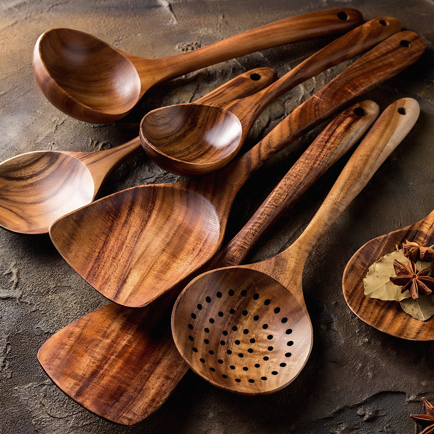 Timeless Wood Kitchen Set