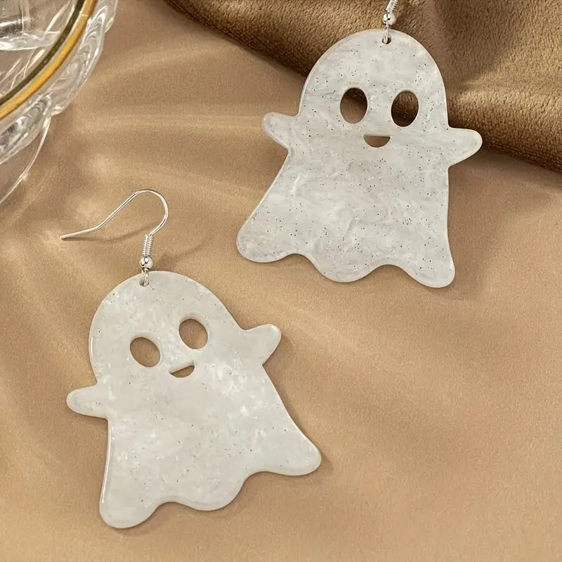 Spooky Ghost Halloween Earrings