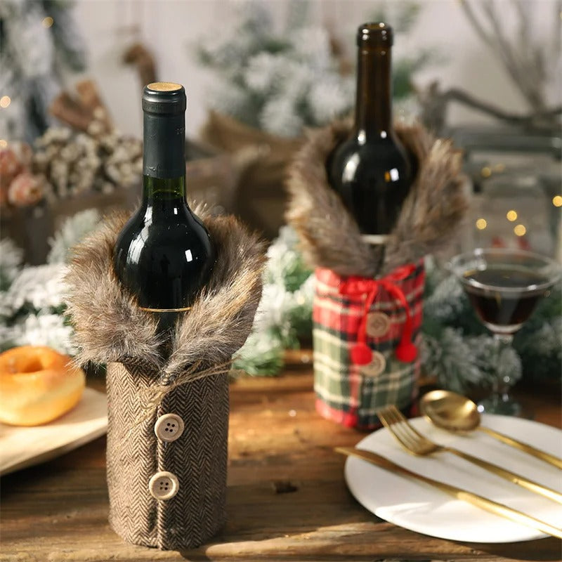 Christmas Wine Bottle Holders