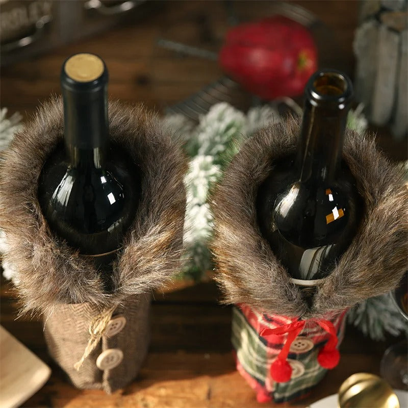 Christmas Wine Bottle Holders