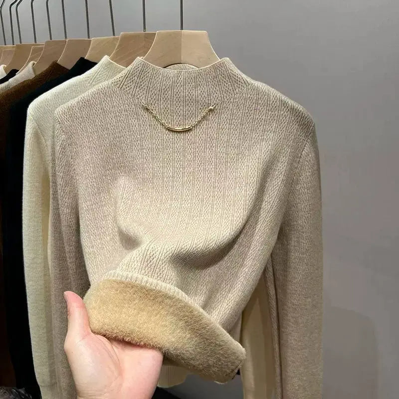 Jade™ | Elegant Wool Sweater