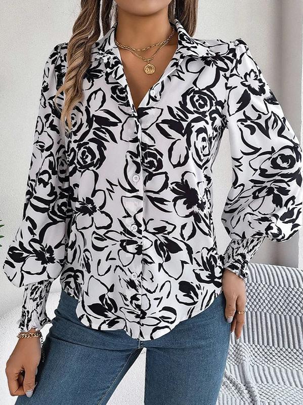 Gabbie | Elegant Flower Shirt